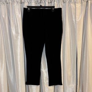 Investments Slim Factor Straight Ankle Pants in Black, flat front, EUC, like new